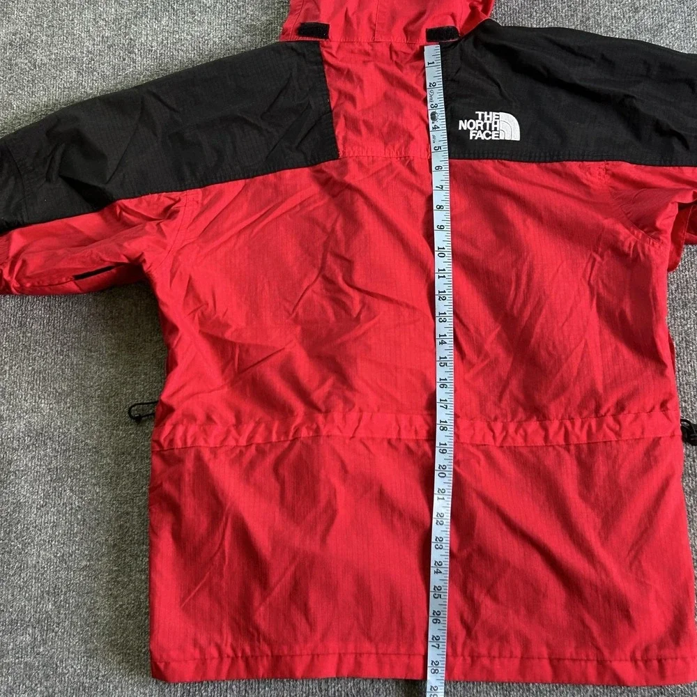 The North Face Summit Series Jacket Mens Medium Red Gore-Tex XCR Hooded Ski